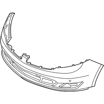 Lincoln MKS Bumper Cover - DA5Z-17D957-BAPTM