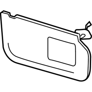 Ford 8C3Z-2504105-FC Visor Assembly - Sun