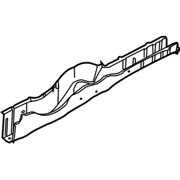 9R3Z-6310456-A Ford Rail Section, Rear Passenger Side Illustration 1 of 1