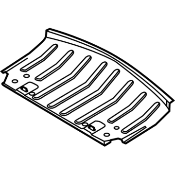 Ford 4R3Z-7646506-AB Panel Assembly - Rear Package Tray
