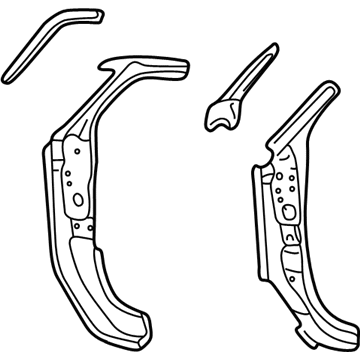 Ford 6C3Z-2502500-A Pillar - Front Body