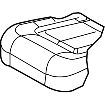 Lincoln 6L7Z-7863804-CA Cover Assembly - Rear Seat