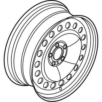 Ford M1PZ-1015-A Wheel Assembly