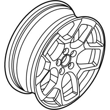 Ford M1PZ-1007-F Wheel Assembly