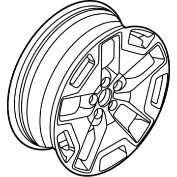 Ford M1PZ-1007-B Wheel Assembly