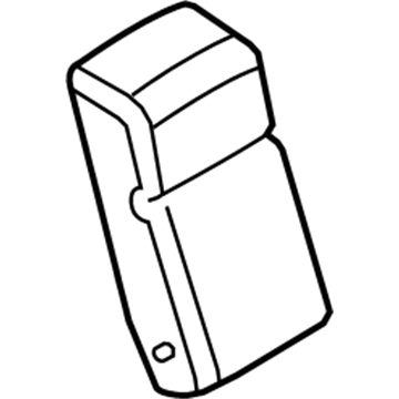 Ford 5L3Z-1565478-AA Armrest Pad, Front Center 5L3Z-1565478-AA Ford Armrest Pad, Front Center Illustration 1 of 1