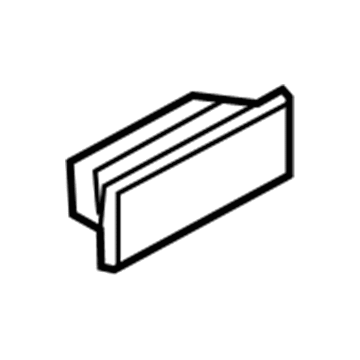 9L3Z-18115A00-MA Ford End Cap, Rear Illustration 1 of 1