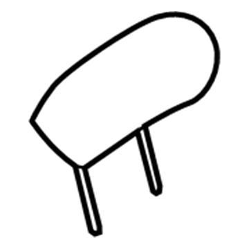 Ford AL3Z-15611A08-A Headrest, Outer, Front AL3Z-15611A08-A Ford Headrest, Outer, Front Illustration 1 of 1