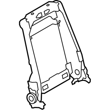 Ford 8U5Z-9661018-A Seat Back Frame, Front Driver Side 8U5Z-9661018-A Ford Seat Back Frame, Front Driver Side Illustration 1 of 1