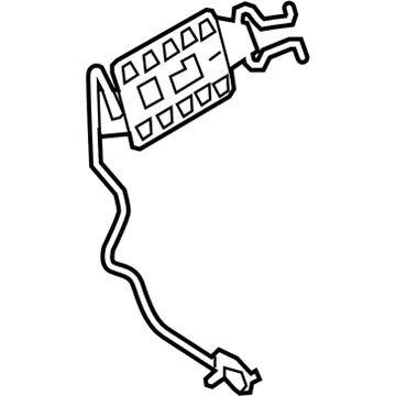 Ford 9L3Z-1665501-A Lumbar Support, Front Driver Side 9L3Z-1665501-A Ford Lumbar Support, Front Driver Side Illustration 1 of 1