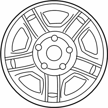 Ford 6L8Z-1015-C Wheel Assembly
