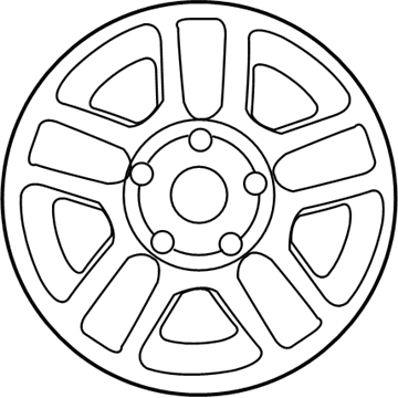 Ford 2L8Z-1007-GA Wheel Assembly