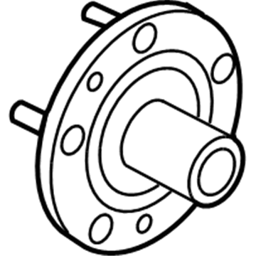 Ford 6E5Z-1104-AB Hub Assembly - Wheel
