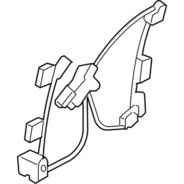 Ford 8R3Z-6323201-AA Regulator And Motor Assembly - Window