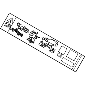 Ford MJ6Z-17A083-A Decal - Jack Operation