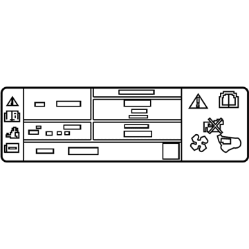 Ford HJ5Z-1503050-A Decal