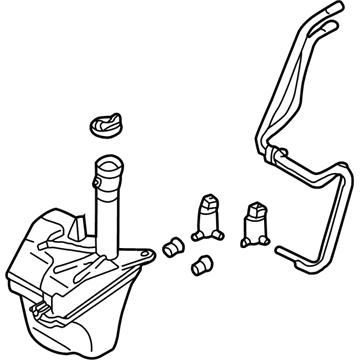 Ford 7L8Z-17618-A Reservoir - Windshield Washer