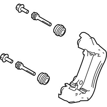 Lincoln CT4Z-2B511-A Plate Assembly - Brake Back