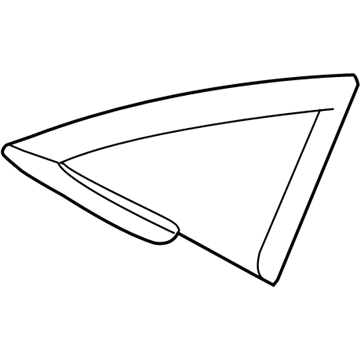 Ford AE8Z-5429711-D Glass - Quarter Window
