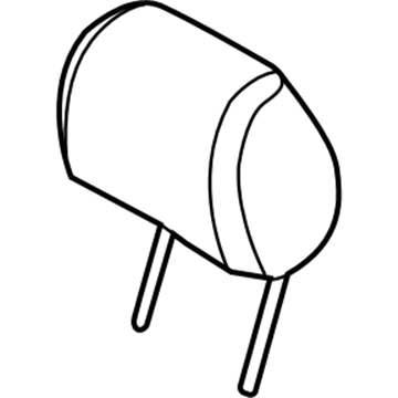 Ford BB5Z-78610A60-B Pad - Headrest