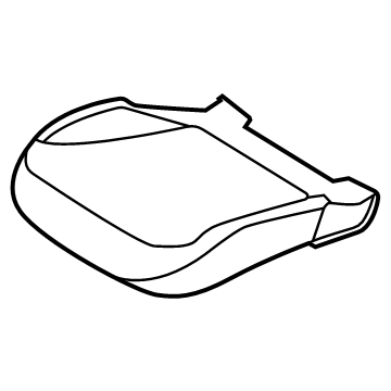 Ford LJ8Z-5862900-AA Cover And Pad - Front Seat Cushion