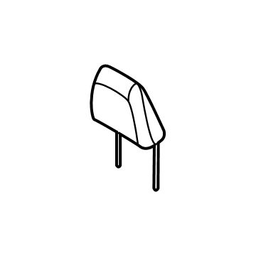 Ford LJ8Z-58611A08-AB Head Rest Assembly