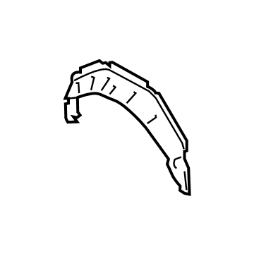 Ford BK3Z-6127886-D Wheelhouse Assembly