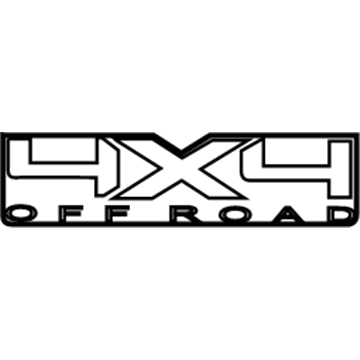 BL3Z-9925622-AA Ford Decal, Rear Illustration 1 of 1