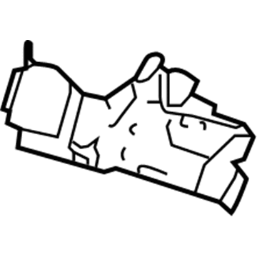 Ford GD9Z-54404A42-A Striker Plate GD9Z-54404A42-A Ford Striker Plate Illustration 1 of 1