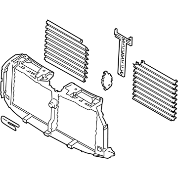 Ford FL3Z-8475-F Shutter Assembly - Radiator Control