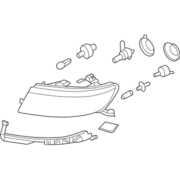 Lincoln AH6Z-13008-F Headlamp Assembly