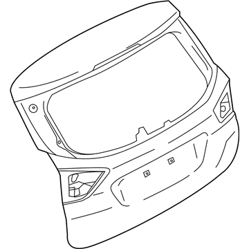 HM5Z-5840110-A Ford Lift Gate, Rear Illustration 1 of 1