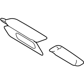 Ford CL1Z-7804105-CE Visor Assembly - Sun