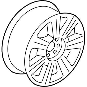 Lincoln 7L1Z-1007-C Wheel Assembly