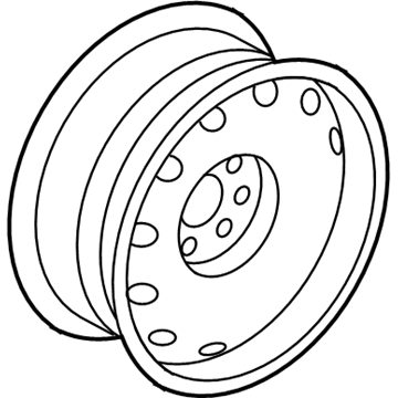 Lincoln 2L7Z-1015-BA Wheel Assembly