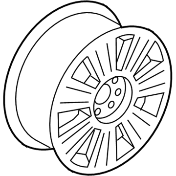 Lincoln BL7Z-1007-B Wheel Assembly