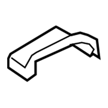 Ford FL1Z-7861749-CA Track Cover, Driver Side FL1Z-7861749-CA Ford Track Cover, Driver Side Illustration 1 of 1
