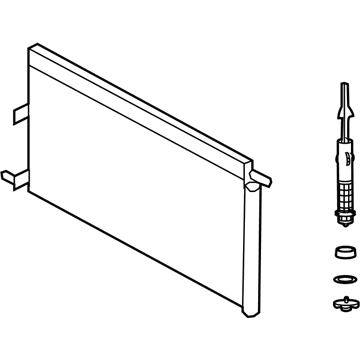 Ford BL3Z-19712-C Condenser Assembly