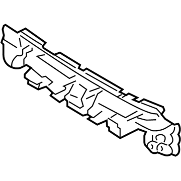 F1EZ-17C882-A Ford Energy Absorber, Front Illustration 1 of 1