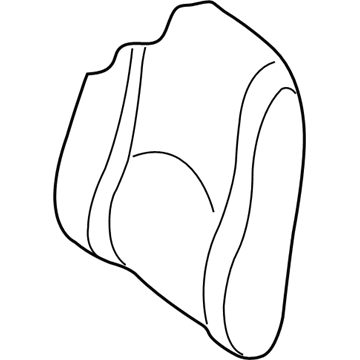 Mercury 5E6Z-7864416-AAA Cover Assembly - Seat Back