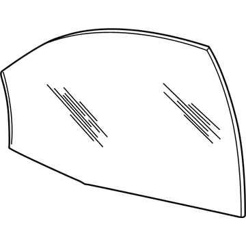 Ford F6DZ-5421410-AC Glass - Door