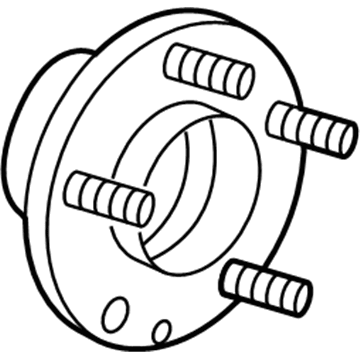 Ford 6E5Z-1104-BA Hub Assembly - Wheel