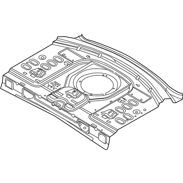 Lincoln DA5Z-5446506-A Panel Assembly - Package Tray