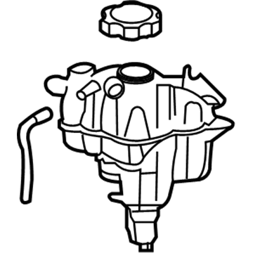 Ford 5L8Z-8A080-AA Tank Assembly - Radiator Overflow