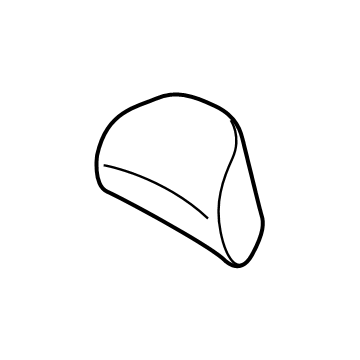 Ford ML3Z-18610A62-HA Cover - Headrest - Roll Type