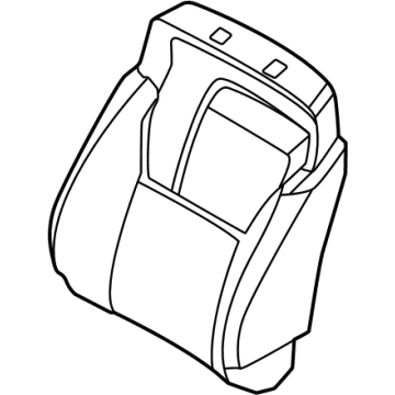 Ford NL3Z-1664416-BD Cover Assembly - Seat Back NL3Z-1664416-BD Ford Cover Assembly - Seat Back Illustration 1 of 1