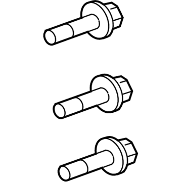 -W506425-S439 Ford Shaft Bolt Illustration 1 of 1
