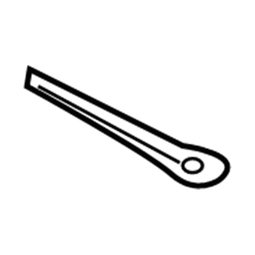 Ford -W525287-S439 Shaft Pin -W525287-S439 Ford Shaft Pin Illustration 1 of 1