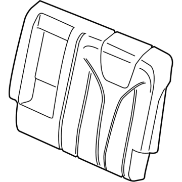 Lincoln KA1Z-5866601-AC Cover Assembly - Rear Seat Back