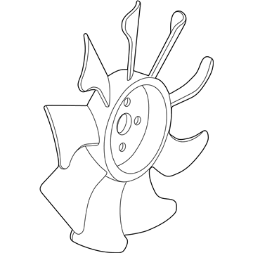Ford 1L2Z-8600-CA Fan Assembly